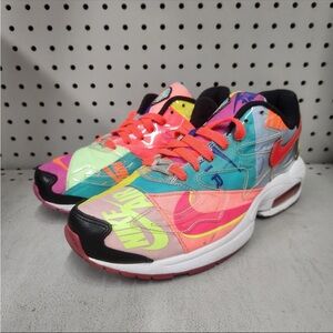 2018 NIKE AIR MAX 2 LIGHT ATMOS SZ 8 BV7406 001 R7NNING MULTICOLOR SNEAKERS S14